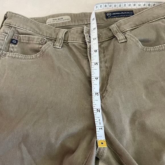 AG Adriano Goldschmied The Edie Mid Rise Skinny Straight Pant Size 25R EUC Modal - Picture 7 of 8